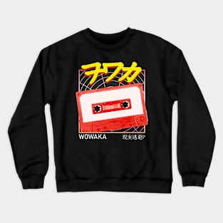 Wowaka vintage electronic music Crewneck Sweatshirt